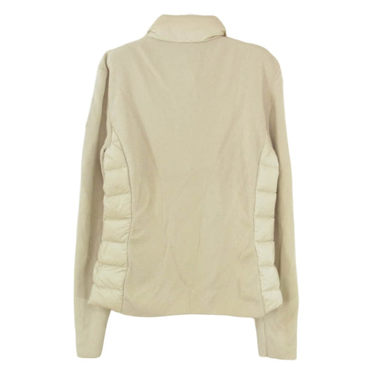 MONCLER モンクレール L19549800005 CARDIGAN TRICOT カーディガン トリコット ダウン ジップアップ ジャケット オフホワイト系 14A【中古】