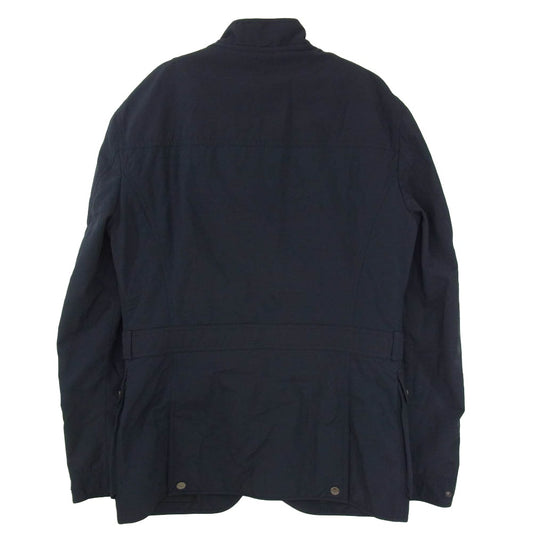 Salvatore Ferragamo サルヴァトーレフェラガモ キルティング スタンドカラー フィールド ジャケット ネイビー系 48【中古】