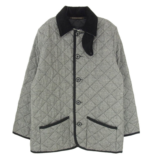 Mackintosh マッキントッシュ 7163JP XF Loro Piana社製 イタリア生地 WAVERLY ウェーバリー ウール キルティング ジャケット ブラック系 38【中古】