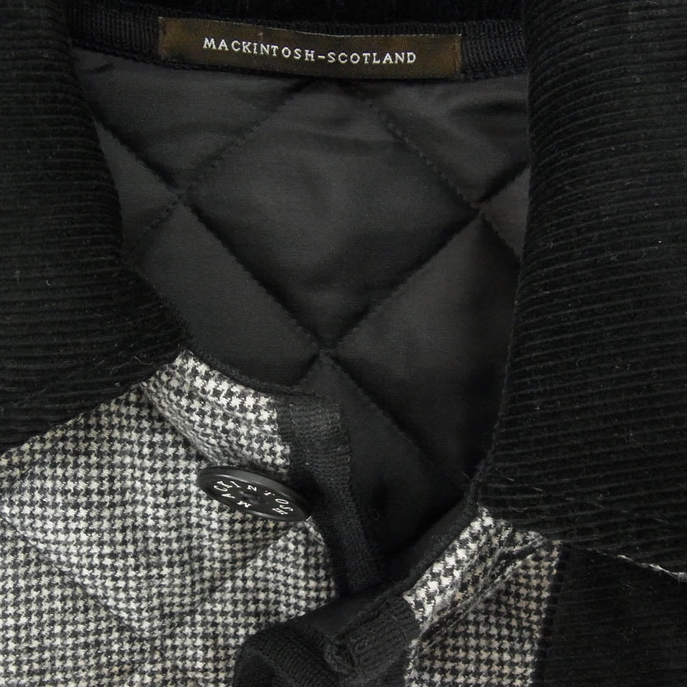 Mackintosh マッキントッシュ 7163JP XF Loro Piana社製 イタリア生地 WAVERLY ウェーバリー ウール キルティング ジャケット ブラック系 38【中古】