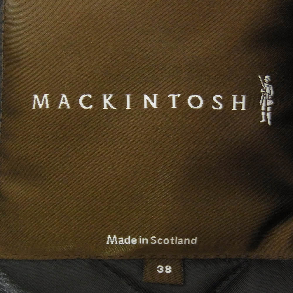 Mackintosh マッキントッシュ 7163JP XF Loro Piana社製 イタリア生地 WAVERLY ウェーバリー ウール キルティング ジャケット ブラック系 38【中古】