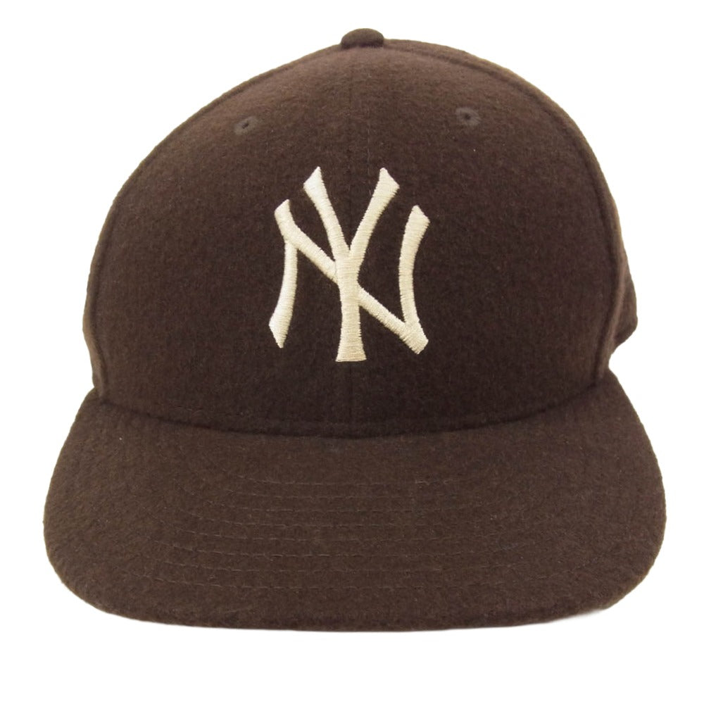 NEW ERA ニューエラ Joshua Ellis カシミヤ キャップ ブラウン系【中古】