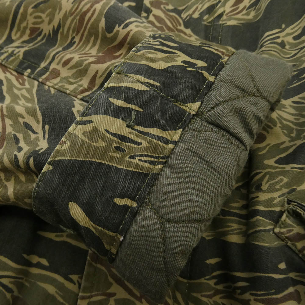 HYSTERIC GLAMOUR ヒステリックグラマー 0223AC03 ミリタリー タイガーカモ コート カーキ系 マルチカラー系 S【中古】