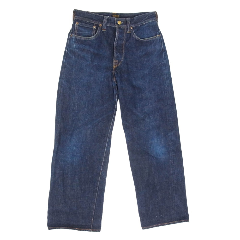 AT LAST アットラスト LOT161 シンチバック デニムパンツ インディゴブルー系 28【中古】