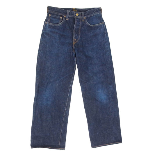 AT LAST アットラスト LOT161 シンチバック デニムパンツ インディゴブルー系 28【中古】