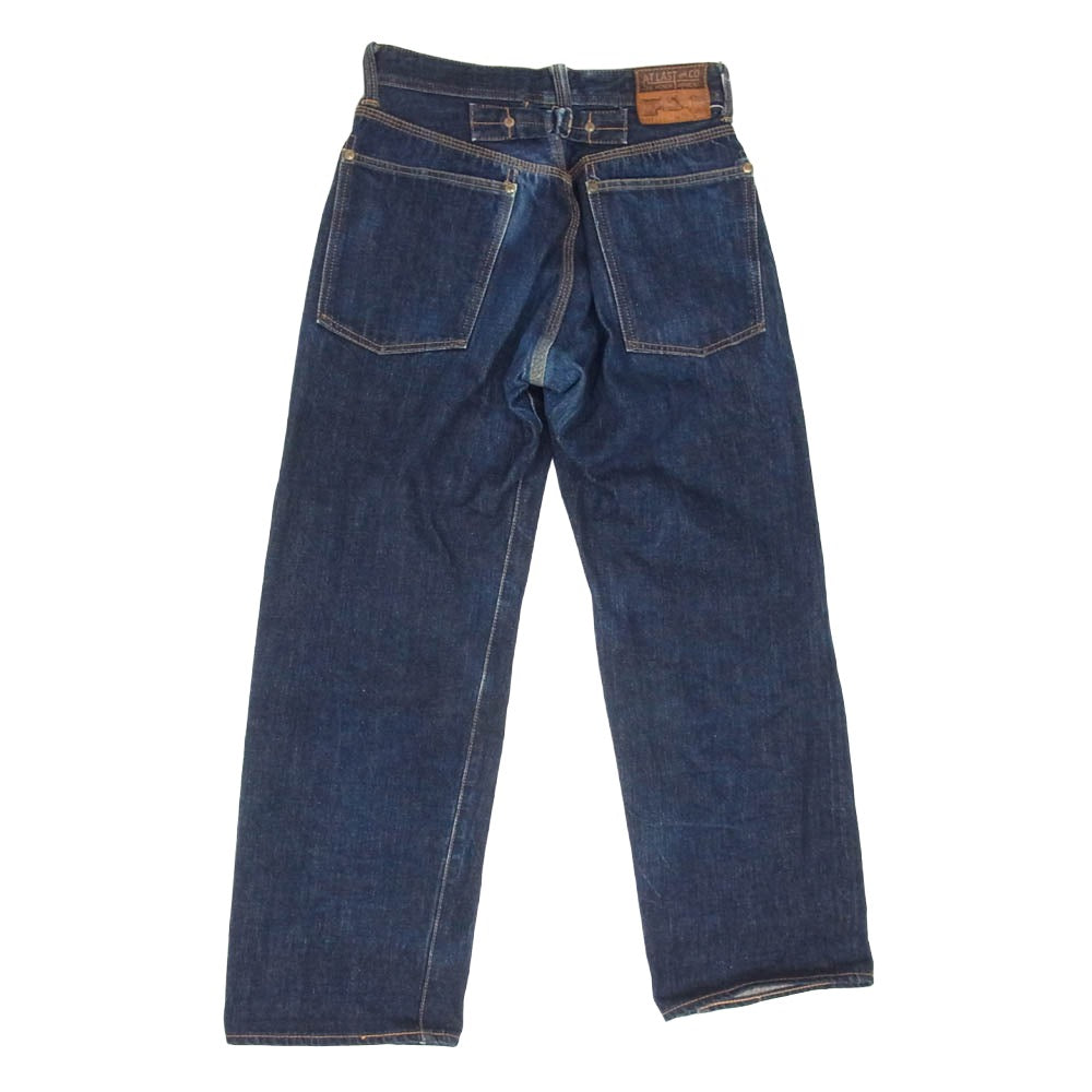 AT LAST アットラスト LOT161 シンチバック デニムパンツ インディゴブルー系 28【中古】
