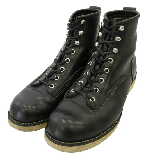 RED WING レッドウィング 2913 LINEMAN BOOTS ラインマン ワーク ブーツ ブラック系 9.5【中古】