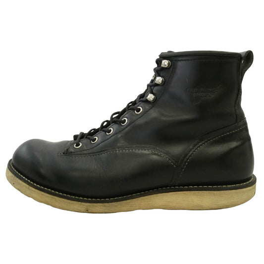 RED WING レッドウィング 2913 LINEMAN BOOTS ラインマン ワーク ブーツ ブラック系 9.5【中古】