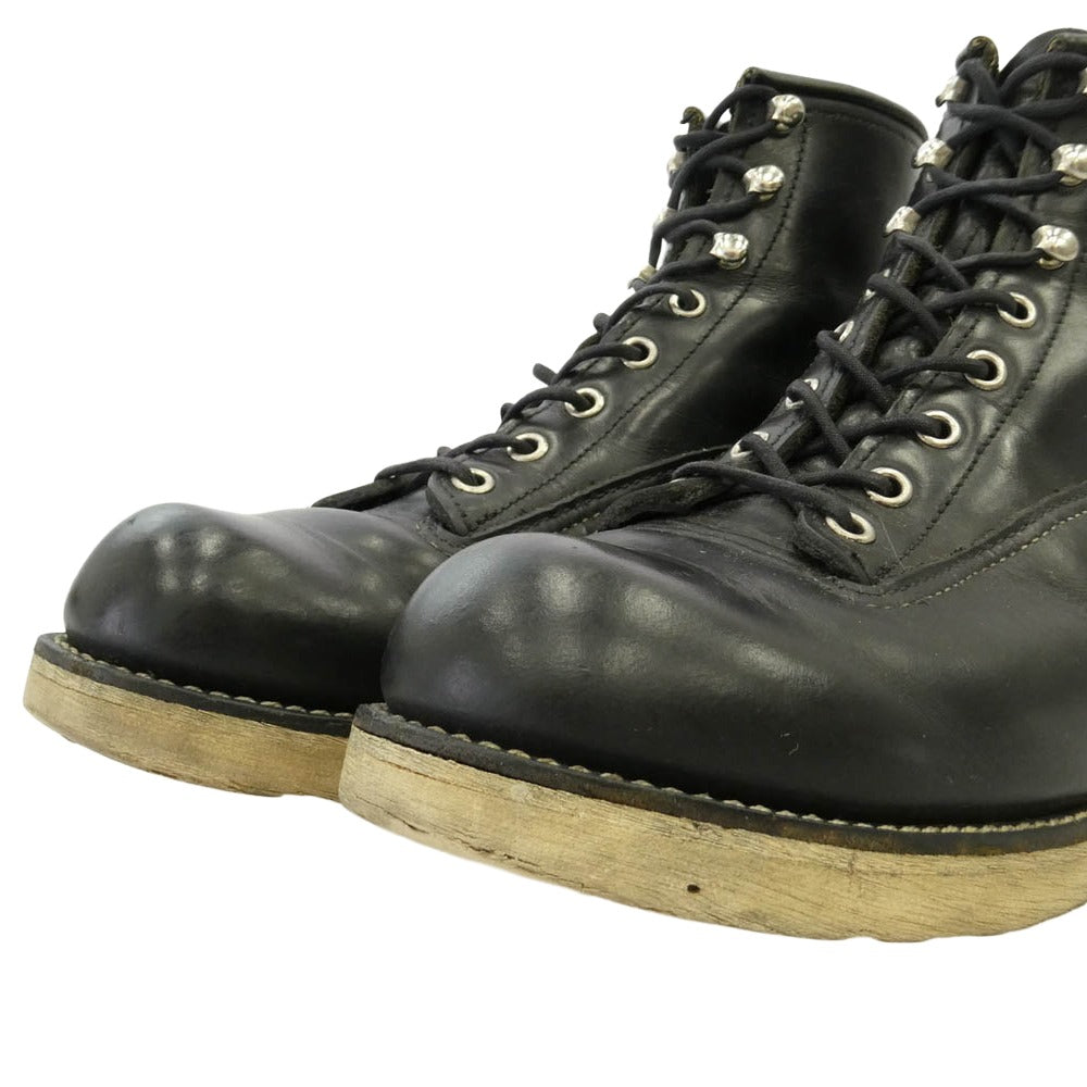 RED WING レッドウィング 2913 LINEMAN BOOTS ラインマン ワーク ブーツ ブラック系 9.5【中古】