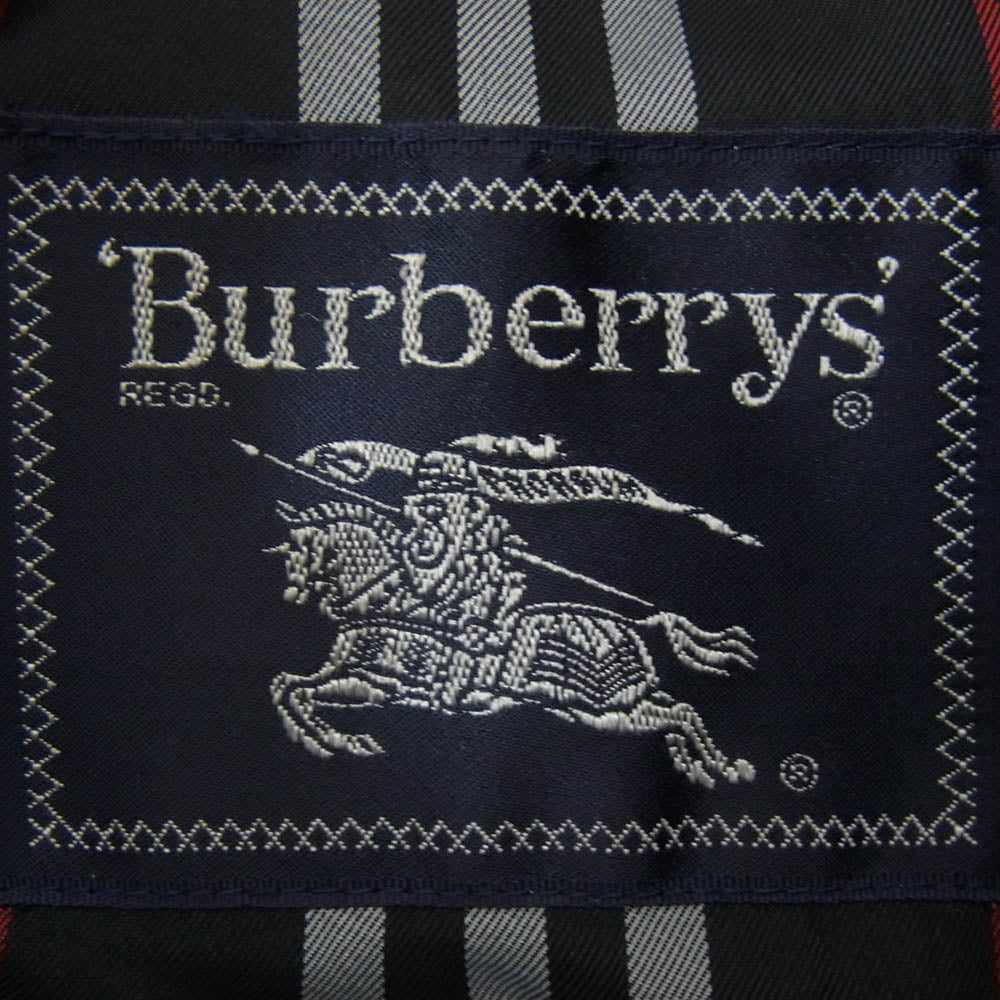 BURBERRY LONDON バーバリー ロンドン 三陽商会 日本製 ウールブレンド 裏地ノバチェック ジャケット ブラック系 サイズ表記無【中古】