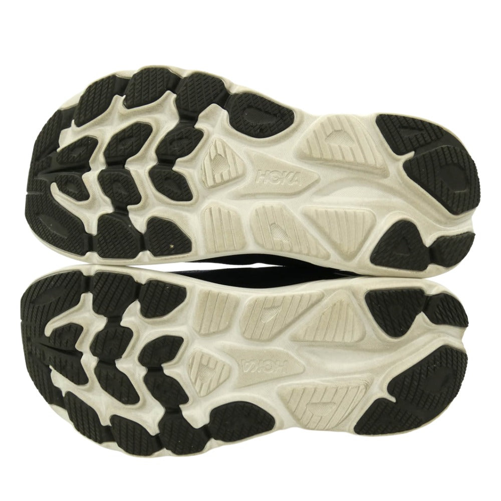 HOKA ONE ONE ホカ オネオネ 1162030 Clifton 10 NavyWhite クリフトン ネイビー ホワイト ランニングシューズ ローカットスニーカー ネイビー系 ホワイト系 25.5cm【中古】