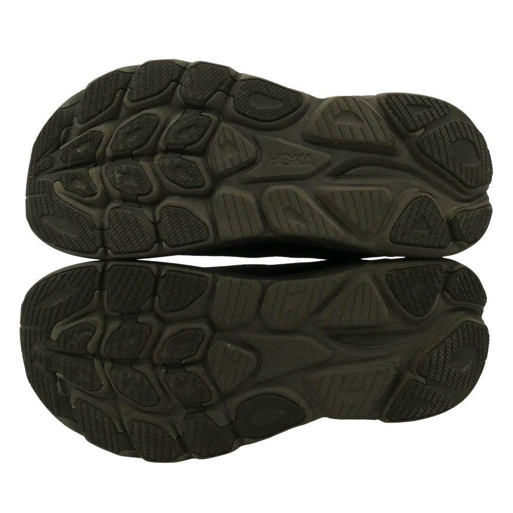 HOKA ONE ONE ホカ オネオネ 1162030 Clifton 10 Varsity Navy Black クリフトン バーシティネイビー ブラック ランニングシューズ ローカットスニーカー ダークネイビー系 ブラック系 25.5cm【中古】