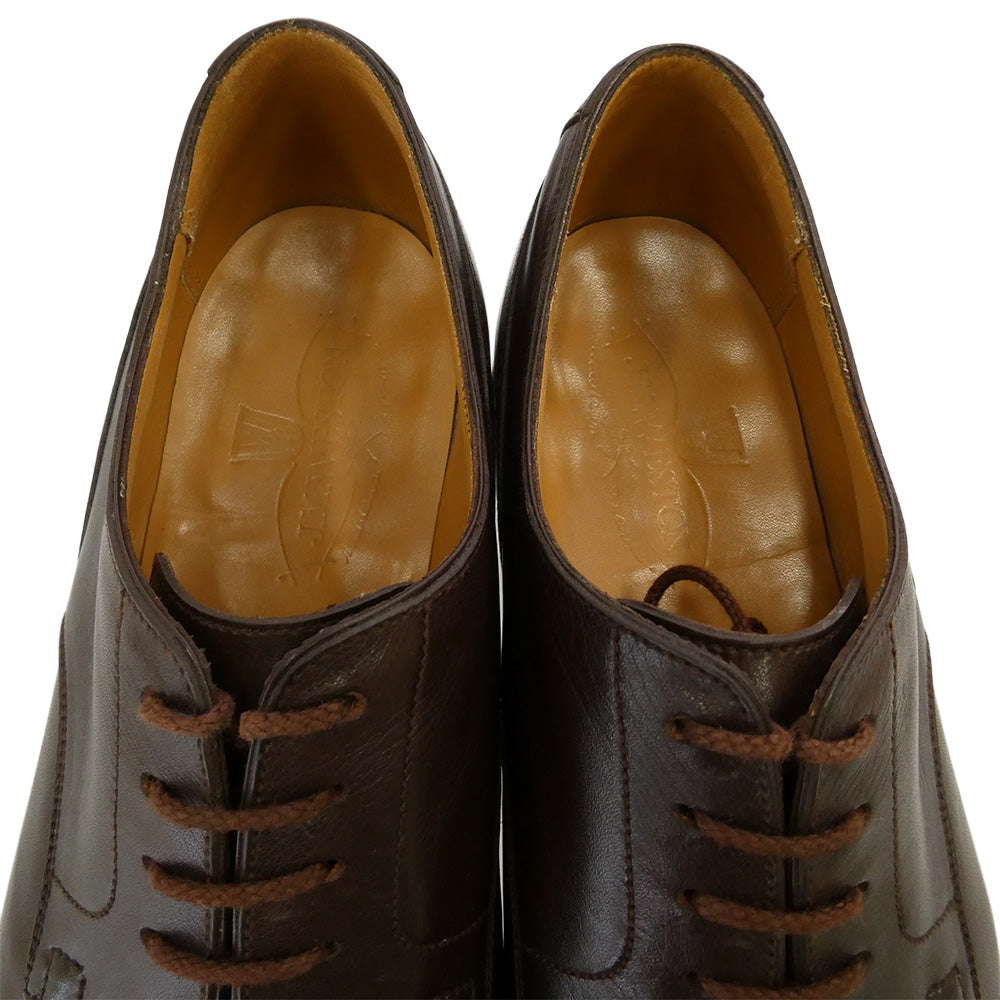 J.M WESTON ジェイエムウエストン 641 GOLF DERBY ゴルフ ダービー ボックス カーフレザー シューズ ブラウン系 5【美品】【中古】