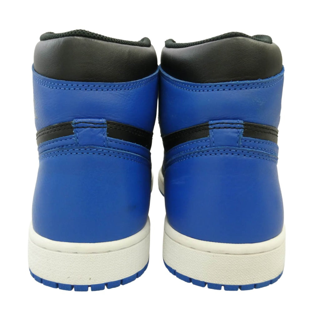 NIKE ナイキ 555088-007 Air Jordan 1 Retro High OG Royal AJ1 エアジョーダン1 レトロ ハイ ハイカット スニーカー ブラック系 ブルー系 28cm【美品】【中古】