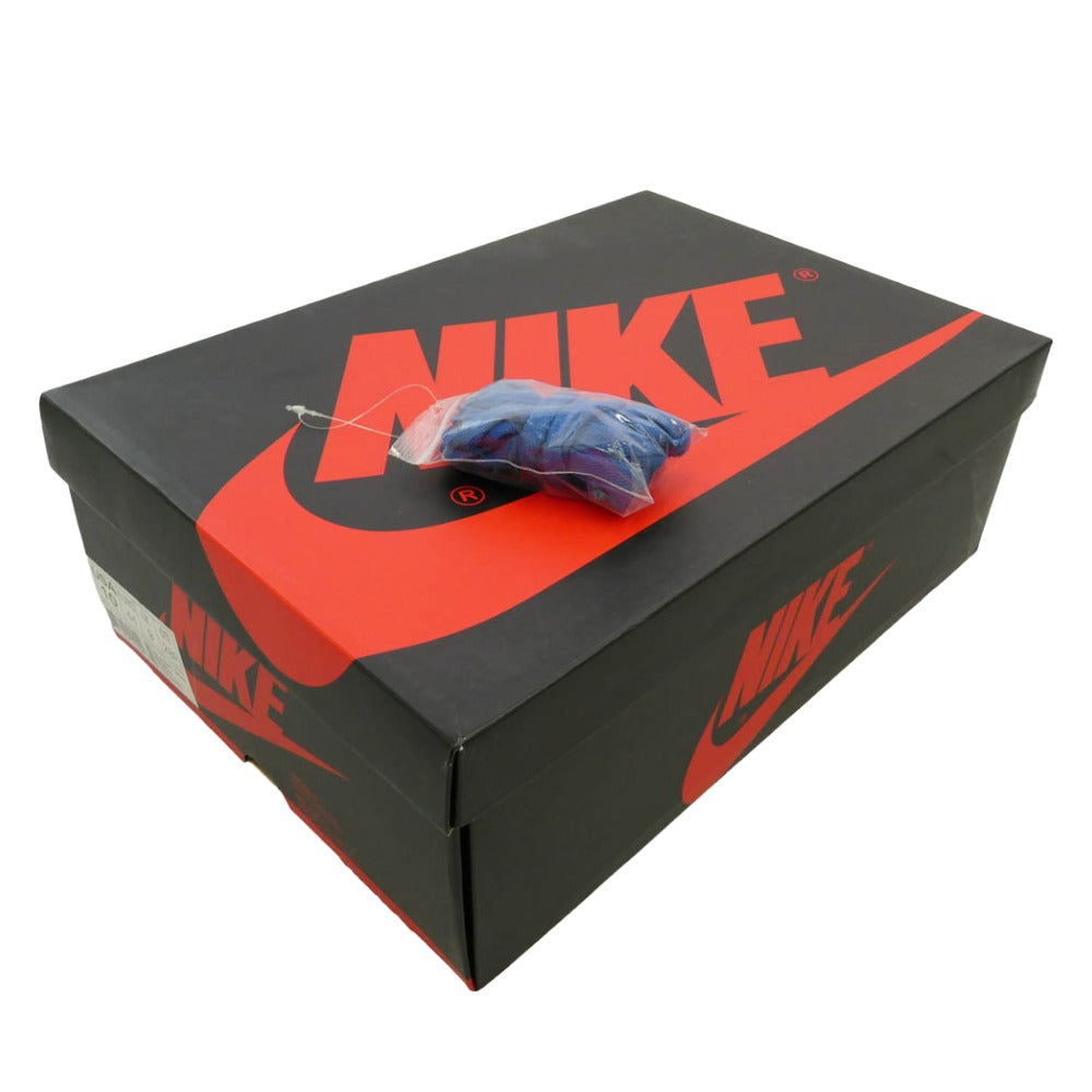 NIKE ナイキ 555088-007 Air Jordan 1 Retro High OG Royal AJ1 エアジョーダン1 レトロ ハイ ハイカット スニーカー ブラック系 ブルー系 28cm【美品】【中古】