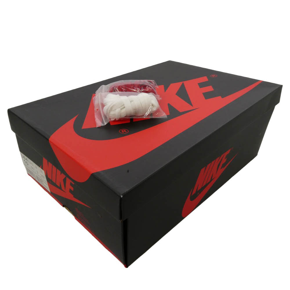 NIKE ナイキ 555088-001 Air Jordan 1 Retro High OG Bred Banned AJ1 エアジョーダン1 レトロ ハイ ハイカット スニーカー ブラック系 レッド系 28cm【中古】