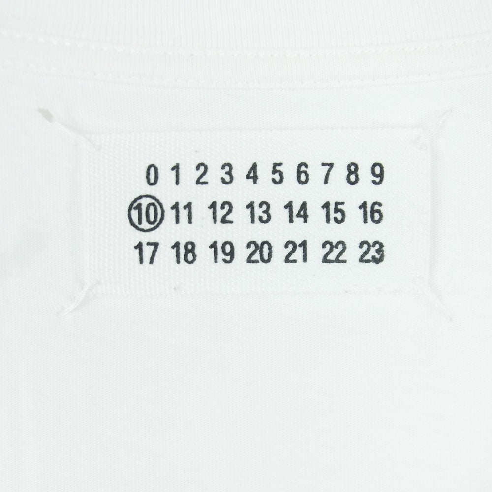MAISON MARGIELA メゾンマルジェラ 15AW S50GC0403 四つタグ 10ライン Pack Tee パックT 半袖 Tシャツ カットソー ホワイト系 48【中古】