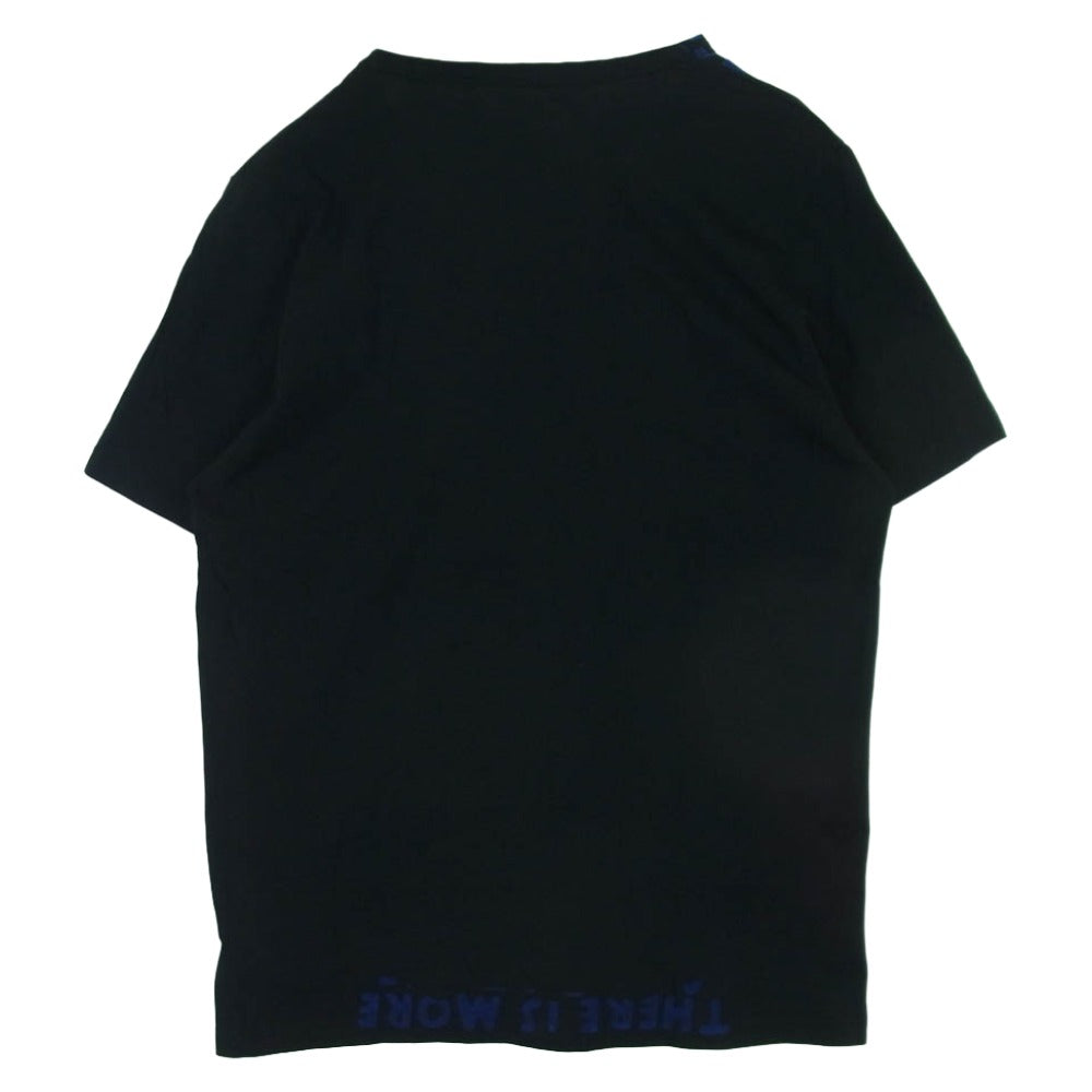 MAISON MARGIELA メゾンマルジェラ 16AW S30GJ0003 AIDS Charity Tee 半袖 Vネック エイズ Tシャツ ブラック系 ブルー系 M【中古】