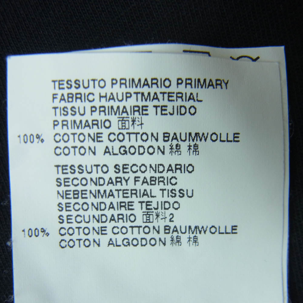 MAISON MARGIELA メゾンマルジェラ 16AW S30GJ0003 AIDS Charity Tee 半袖 Vネック エイズ Tシャツ ブラック系 ブルー系 M【中古】