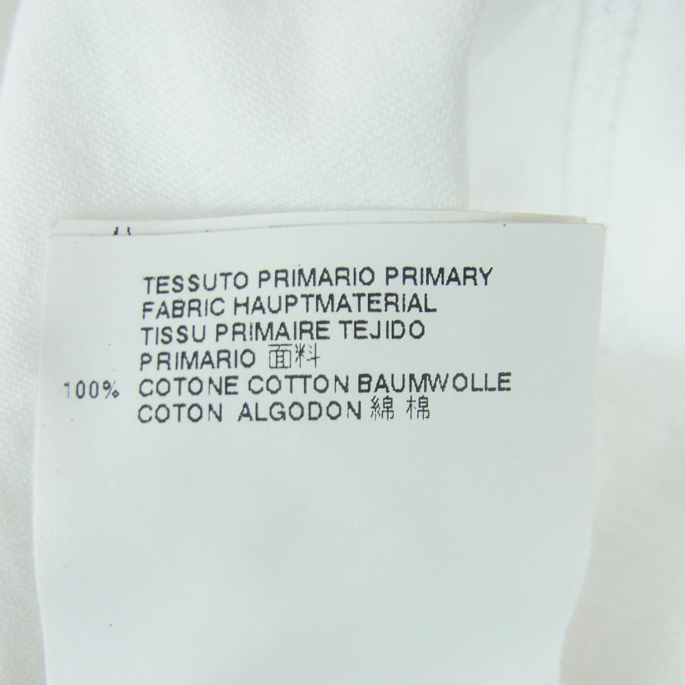 MAISON MARGIELA メゾンマルジェラ 14AW S30GC9987 AIDS Charity Tee 半袖 Vネック エイズ Tシャツ トルコ製 ホワイト系 グレー系 M【中古】