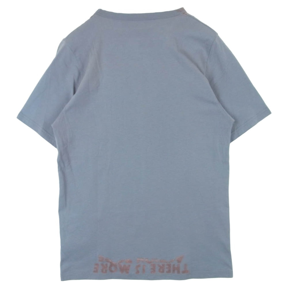 MAISON MARGIELA メゾンマルジェラ 16SS S30GJ0002 AIDS Charity Tee 半袖 Vネック エイズ Tシャツ グレー系 ピンク系 M【中古】