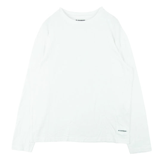 JIL SANDER ジルサンダー 22AW J47GC0002 JIL SANDER+ ジルサンダー プラス 長袖 ロングスリーブ カットソー ホワイト系 L【中古】