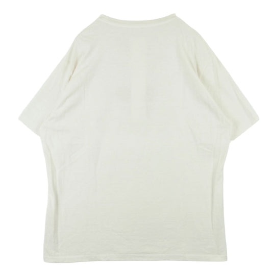 doublet ダブレット 23SS 23SS19CS258 RUST EMBROIDERY T-SHIRT ボックス ロゴ 半袖 Tシャツ カットソー ベージュ系 ライトベージュ系 L【中古】