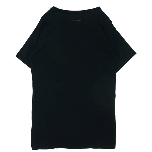 MAISON MARGIELA メゾンマルジェラ 17SS S32CT0878 MM6 PRINTED OVERSIZE DRESS エムエムシックス プリント オーバーサイズ Tシャツ ワンピース ブラック系 M【中古】