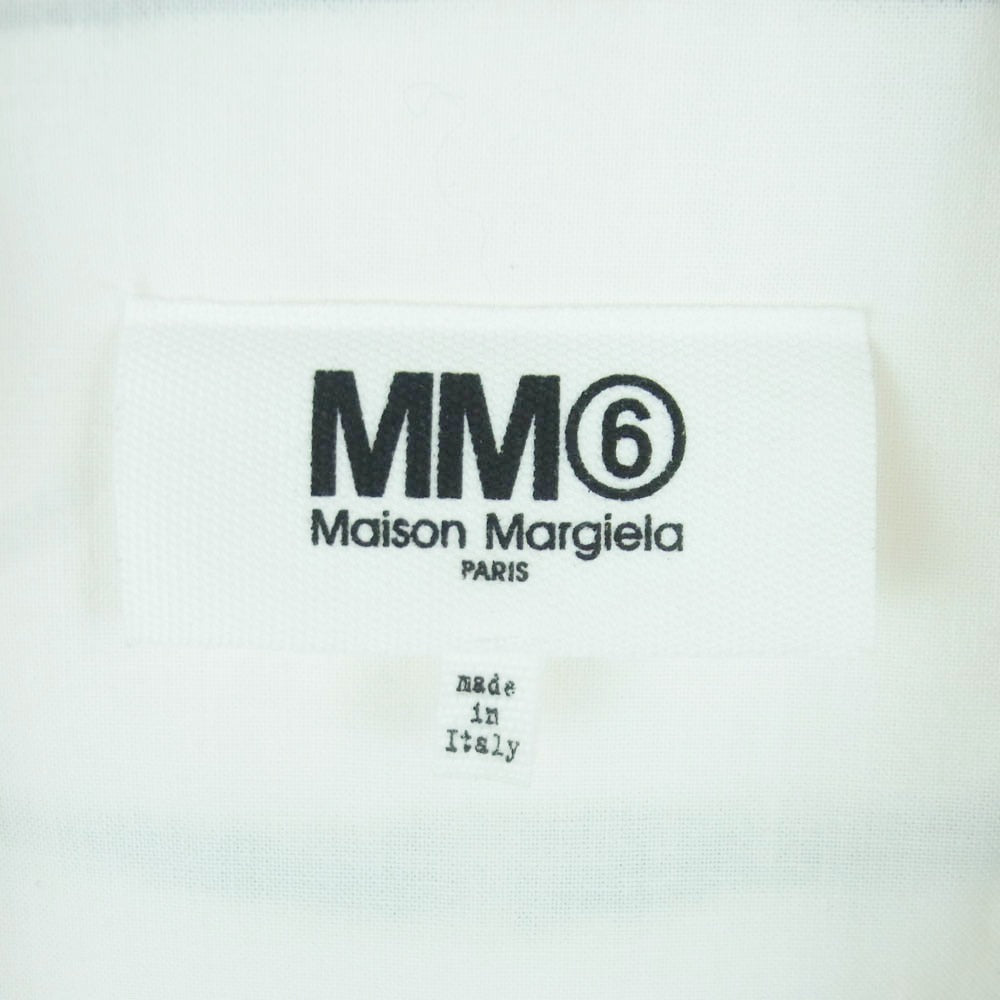 MAISON MARGIELA メゾンマルジェラ 19SS S32DL0212 MM6 エムエムシックス 転写 トロンプルイユ サークル ベスト ノースリーブ カットソー ホワイト系 UNI【中古】