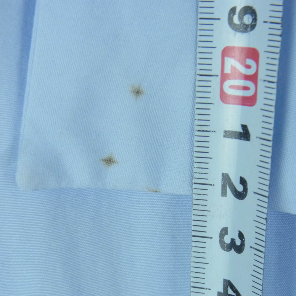 CAMIEL FORTGENS カミエルフォートへンス 22SS SS SCHOOL SHIRT スクール 半袖 シャツ ライトブルー系 M【中古】
