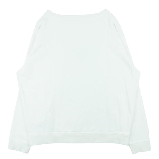 MAISON MARGIELA メゾンマルジェラ 21SS S50GU0088 四つタグ 10ライン カレンダーロゴ クルーネック スウェット トレーナー オフホワイト系 44【中古】