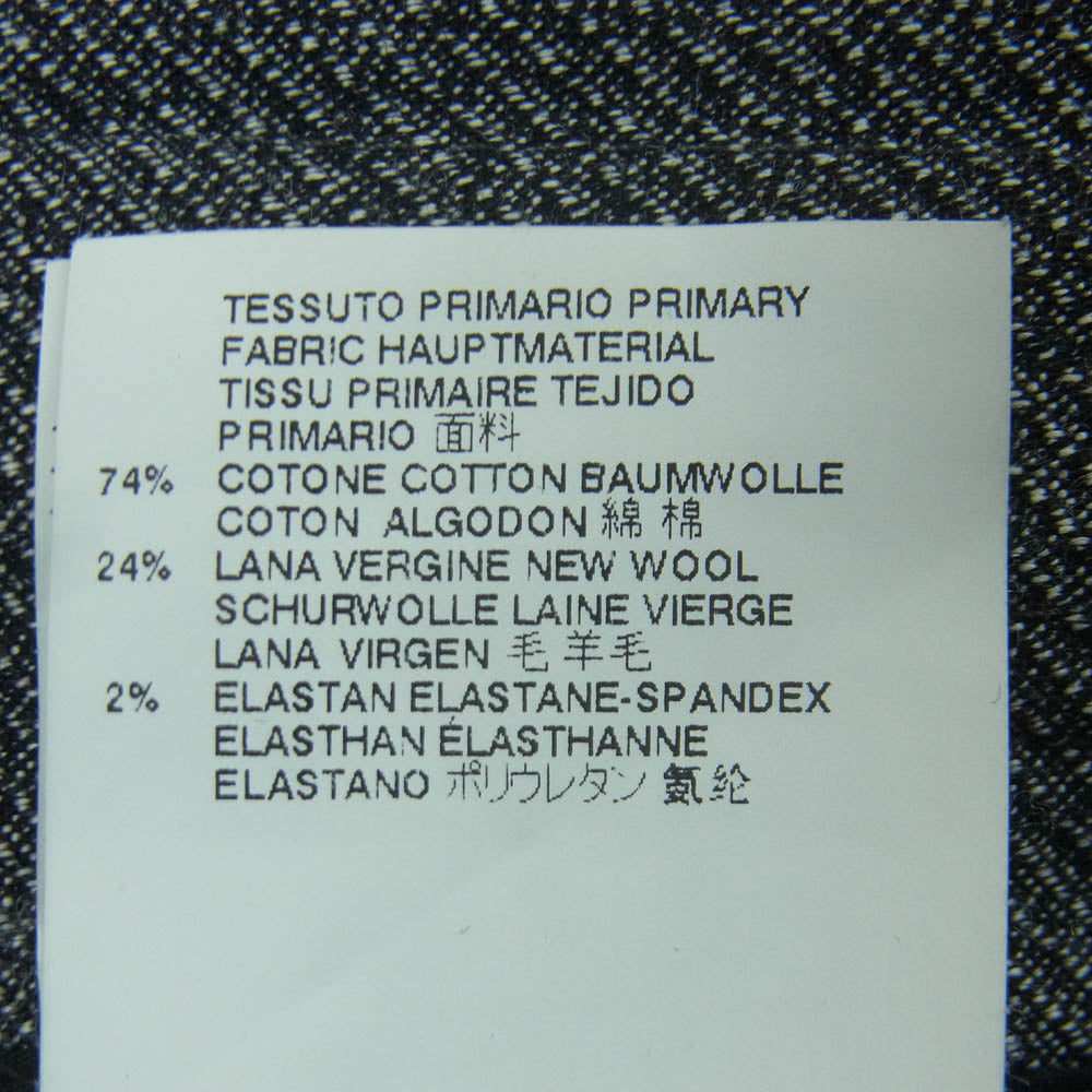MAISON MARGIELA メゾンマルジェラ 15AW S30KA0411 四つタグ 14ライン ドローコード イージー スラックス パンツ グレー系 48【中古】