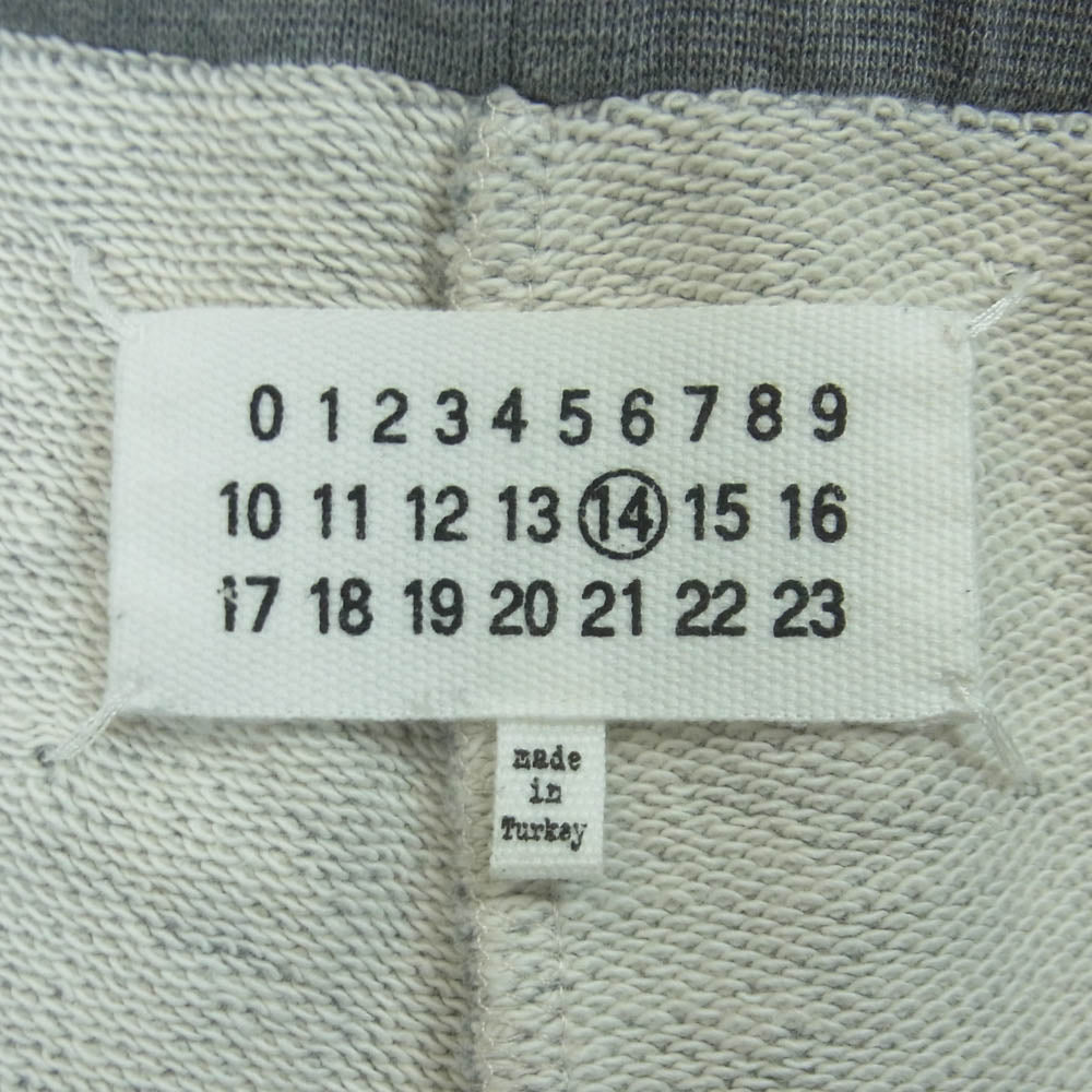MAISON MARGIELA メゾンマルジェラ 19AW S50KA0468 四つタグ 14ライン STEREOTYPE ステレオタイプ スウェット パンツ グレー系 46【中古】