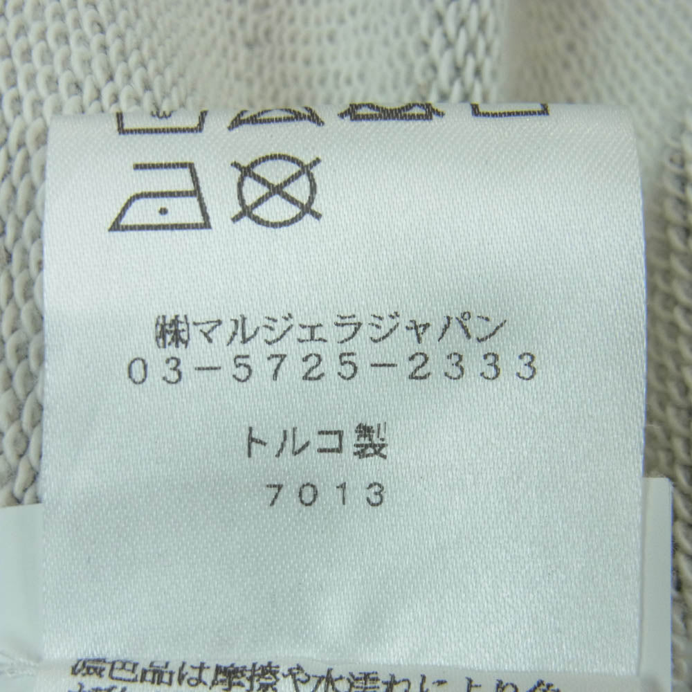 MAISON MARGIELA メゾンマルジェラ 19AW S50KA0468 四つタグ 14ライン STEREOTYPE ステレオタイプ スウェット パンツ グレー系 46【中古】
