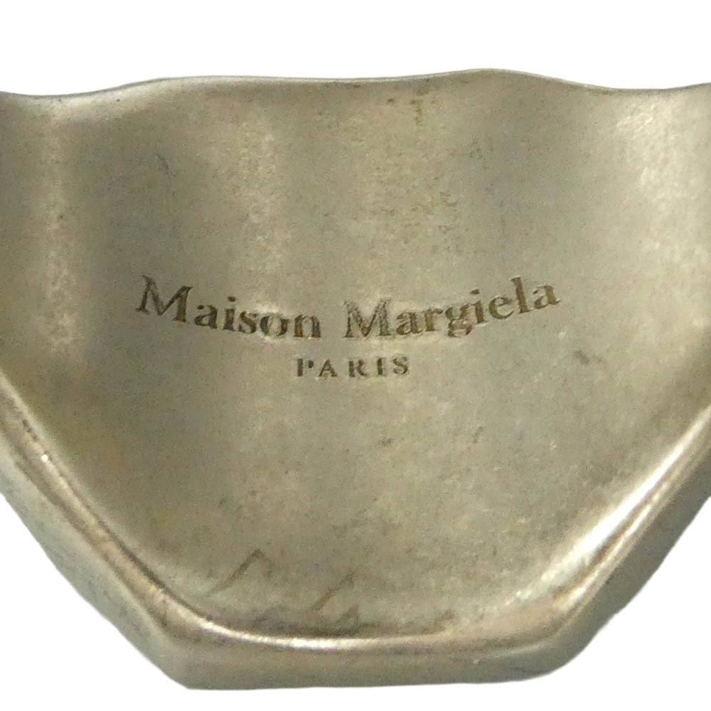 MAISON MARGIELA メゾンマルジェラ SIGNET RING ツートーン シグネット リング シルバー系 19号【中古】