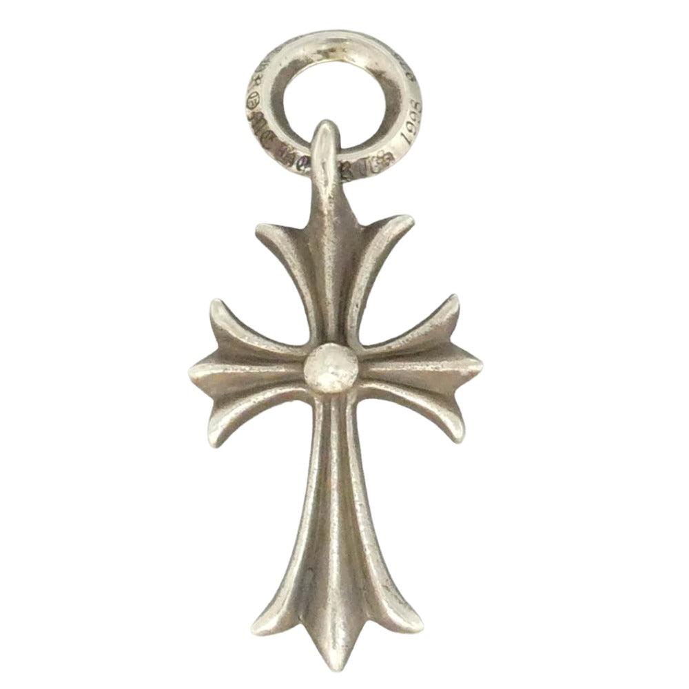 CHROME HEARTS クロムハーツ（原本無） TINY CH CROSS タイニーCHクロス チャーム ペンダントトップ シルバー系【中古】