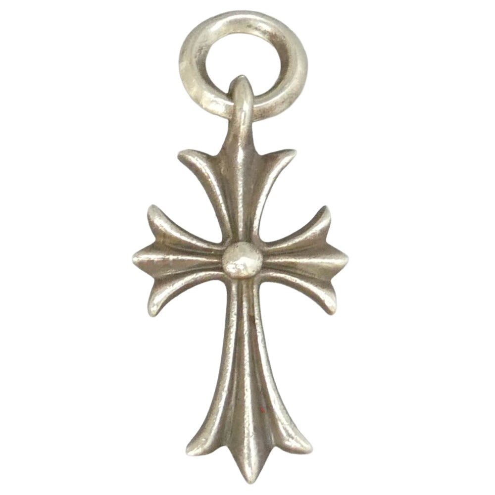 CHROME HEARTS クロムハーツ（原本無） TINY CH CROSS タイニーCHクロス チャーム ペンダントトップ シルバー系【中古】