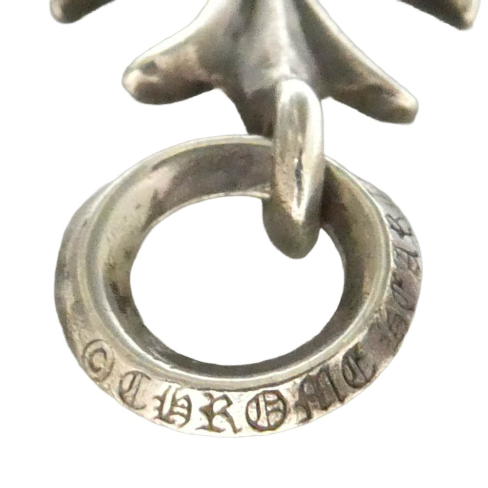 CHROME HEARTS クロムハーツ（原本無） TINY CH CROSS タイニーCHクロス チャーム ペンダントトップ シルバー系【中古】