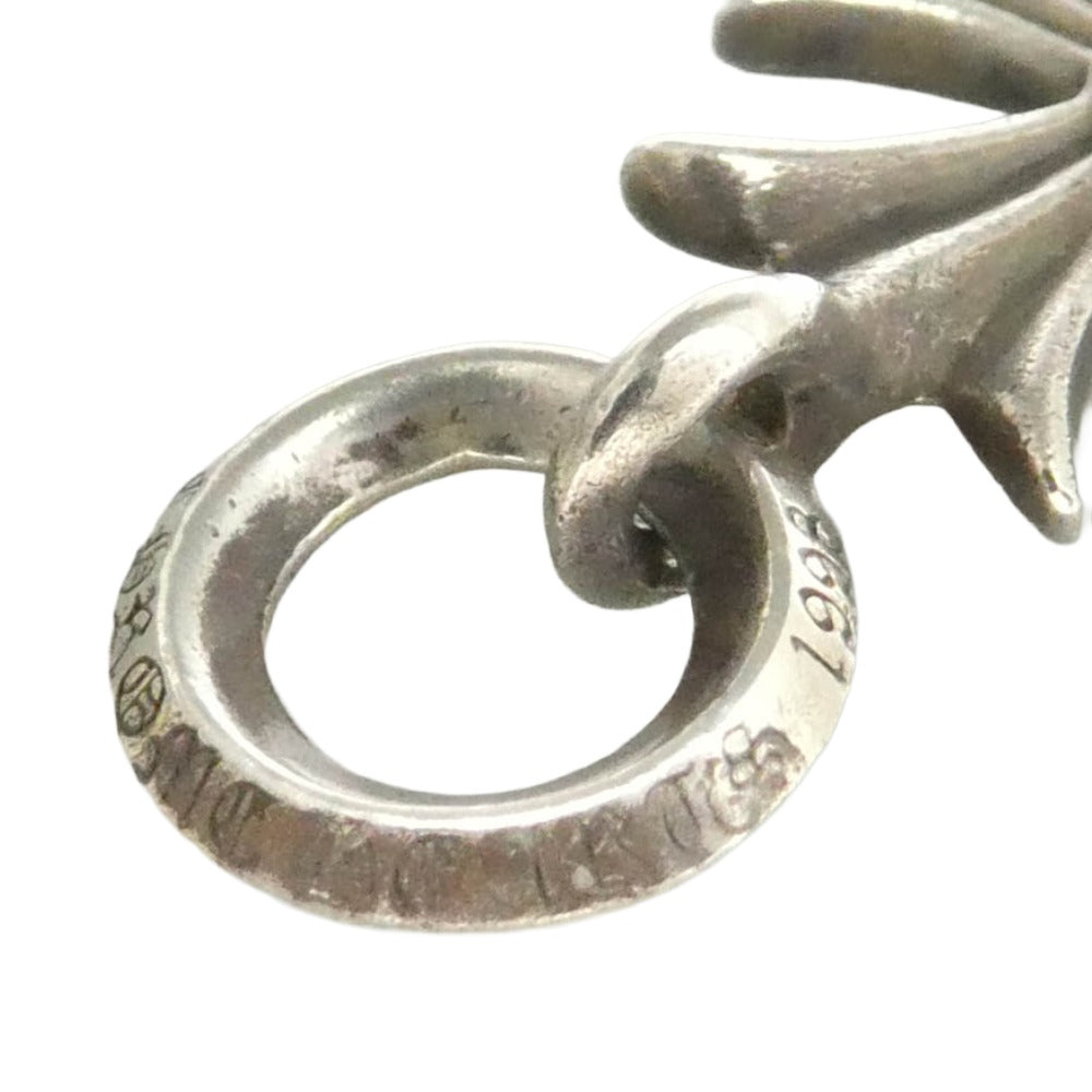 CHROME HEARTS クロムハーツ（原本無） TINY CH CROSS タイニーCHクロス チャーム ペンダントトップ シルバー系【中古】
