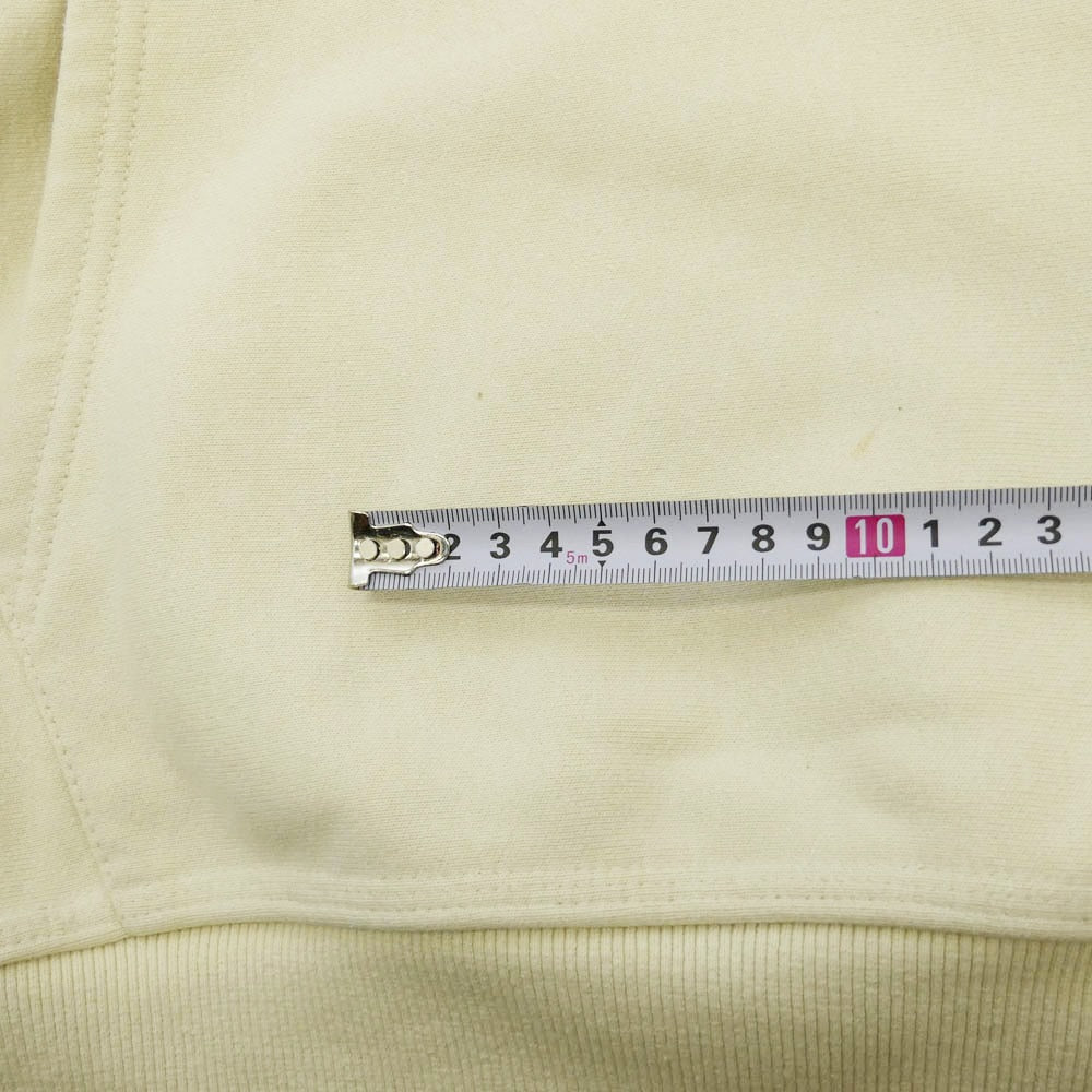 STUSSY ステューシー 8 Ball Fade hooded sweat ボール ロゴ プリント フェード スウェット パーカー フーディー ベージュ系 L【中古】