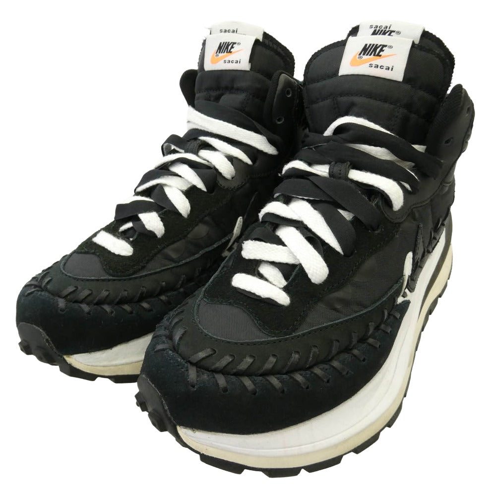 NIKE ナイキ Sacai サカイ JEAN-PAUL GAULTIER ジャンポールゴルチエ 22AW DH9186-001 × sacai × Jean Paul Gaultier Vapor Waffle サカイ ジャンポール ゴルチエ ヴェイパー ワッフル スニーカー ブラック系 ホワイト系 24.5cm【中古】