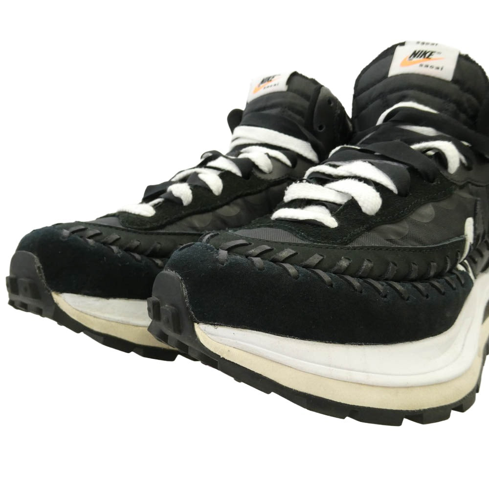 NIKE ナイキ Sacai サカイ JEAN-PAUL GAULTIER ジャンポールゴルチエ 22AW DH9186-001 × sacai × Jean Paul Gaultier Vapor Waffle サカイ ジャンポール ゴルチエ ヴェイパー ワッフル スニーカー ブラック系 ホワイト系 24.5cm【中古】
