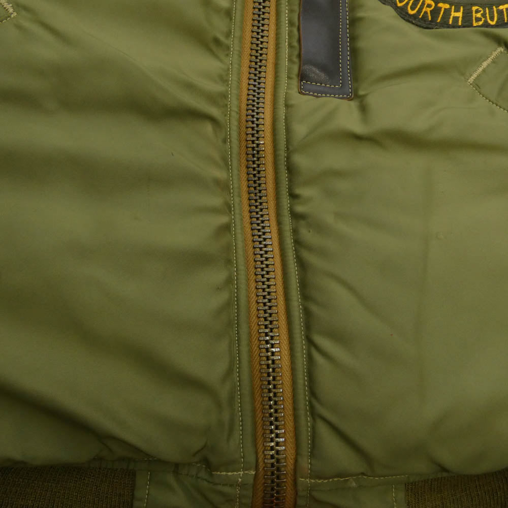 The REAL McCOY'S ザリアルマッコイズ B-15C MONARCH MFG.CO モナーク 実名復刻 ミリタリー フライト ジャケット カーキ系 36【中古】