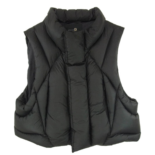 エンタイアスタジオ ES2232 Grid Vest パファー ダウン ベスト ブラック系 M【中古】