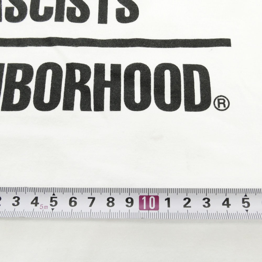 NEIGHBORHOOD ネイバーフッド 23SS × JUN INAGAWA ジュンイナガワ 半袖 Tシャツ カットソー ホワイト系 L【中古】