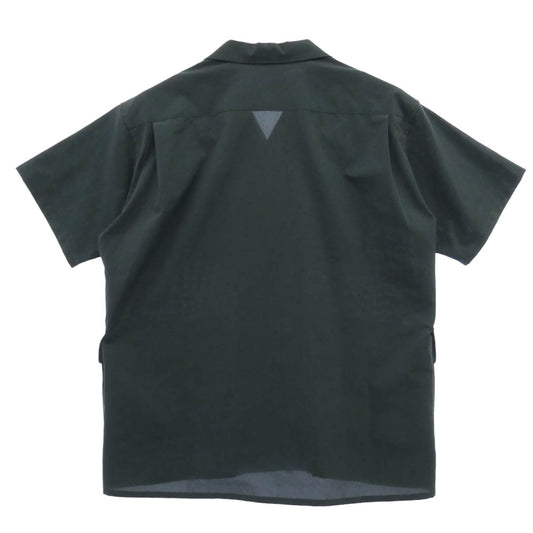 NANGA ナンガ NW2411-1H201-A DOT AIR UTILITY PK SHORT SLEEVE SHIRT ドットエア ユーティリティーポケット ショートスリーブ 半袖 シャツ ダークグレー系 M【中古】