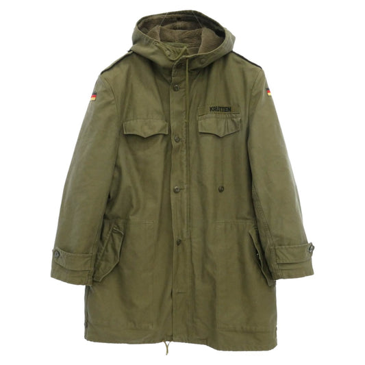 ヴィンテージ 80s ドイツ軍 ボア ライナー付き フィールド パーカー モッズコート モスグリーン系 不明【中古】