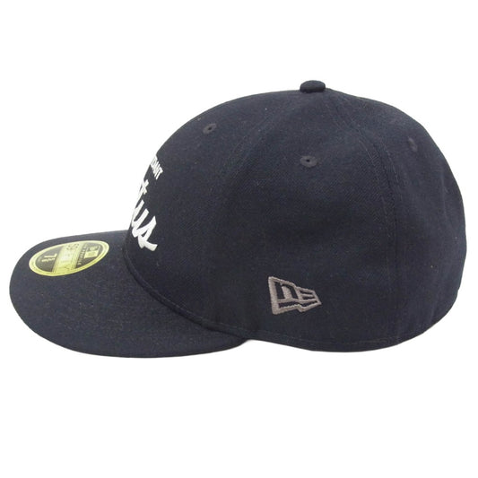 DESCENDANT ディセンダント NEW ERA ニューエラ 21AW 212NEDS-HT01 × NEW ERA ニューエラ LP 59FIFTY ロゴ刺繍 帽子 キャップ ブラック系 7 5/8【中古】