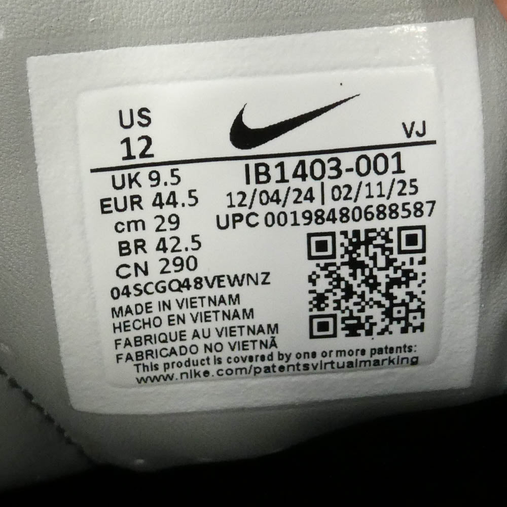 NIKE ナイキ IB1403-001 × Dover Street Market Women's Air Superfly Smoke Greyドーバーストリートマーケット ウィメンズ エアスーパーフライ ローカットスニーカー グレー系 ブラック系 29cm【極上美品】【中古】