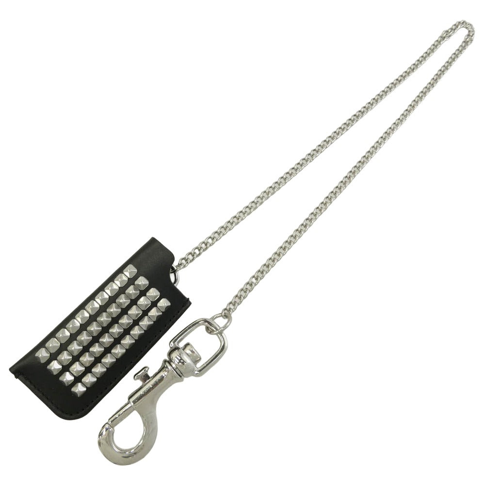 Supreme シュプリーム 26SS イタリア製 Studded Leather Lighter Holder スタッズド レザー ライター ホルダー ケース シルバー系 ブラック系【新古品】【未使用】【中古】